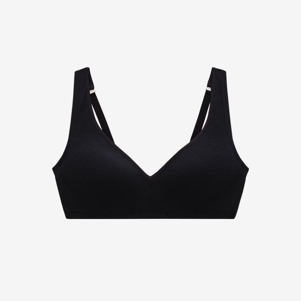 ThirdLove Organic Cloud Cotton Wireless Bra Size 3Xblack / 3X